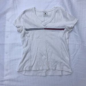 TOMMY HILFIGER vintage white flag t-shirt